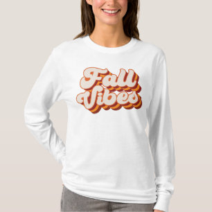 T-shirt Vibes d'automne rétro