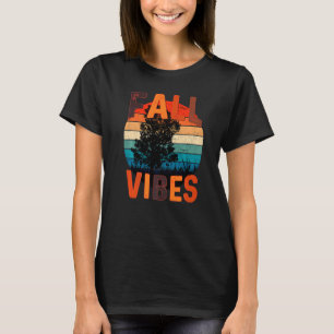 T-shirt Vibes d'automne Rétro Épice de citrouille Café d'a