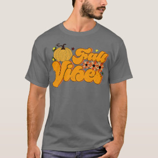 T-shirt Vibes d'automne Vintage saison d'automne Retro Leo