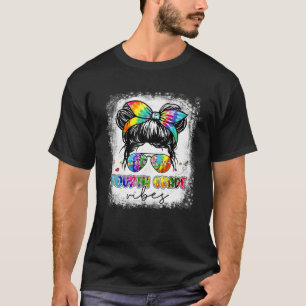 T-shirt Vibes De 4E Année À L'École Bleu Bleu B