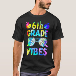 T-shirt Vibes de 6e année Retour à l'école enseignant enfa