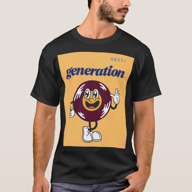 T-shirt Vibes de beignet de nouvelle génération (Devant)