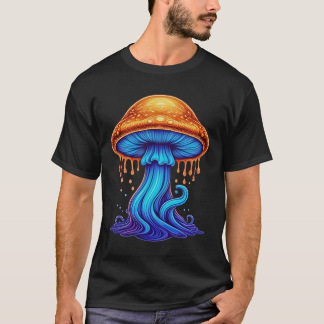 T-shirt Vibes de champignons fondus (Devant)