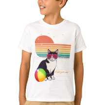 Vibes de Chat Cool au Coucher du Soleil