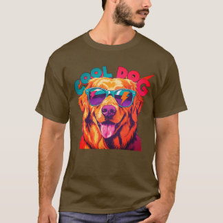 T-shirt Vibes de chiens cool