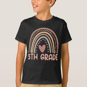 T-shirt Vibes de cinquième année Retour à l'école 5 e anné