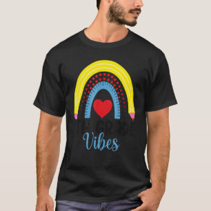 T-shirt Vibes de cinquième année Retour à l'école Arc-en-c
