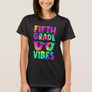T-shirt Vibes De Cinquième Année Tee Dye Retour À L'École