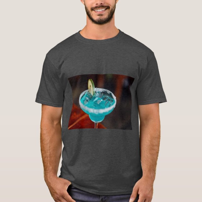 T-shirt Vibes de cocktail Margarita décontracté (Devant)