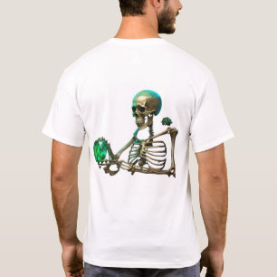 T-shirt "Vibes de crâne - Tee de graphisme gras et épais"