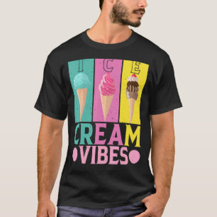 T-shirt Vibes de crème glacée Gelato Sorbet Popsicle Mochi