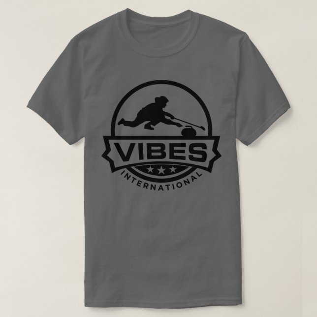 T-shirt Vibes de curling (Design devant)