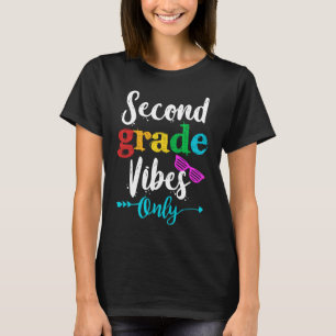 T-shirt Vibes de deuxième année seulement les enfants de l