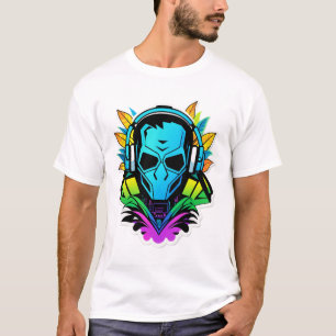 T-shirt Vibes de DJ de la Jungle Néon