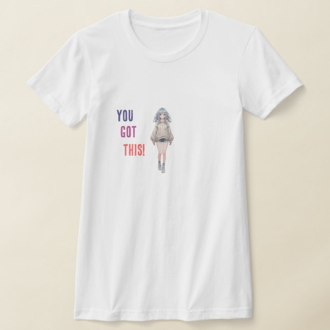 T-shirt Vibes de fille d'anime - Vous avez ça  (Poser)