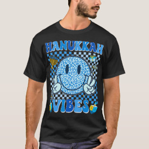 T-shirt Vibes de Hanukkah Groovy Chanukah Joyeux Hanukka