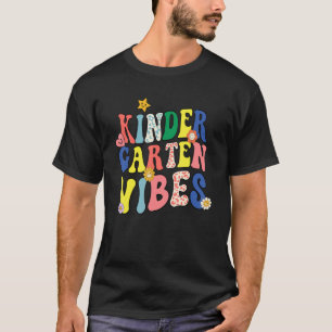 T-shirt Vibes de jardin d'enfants Leopard Retro Super Flo