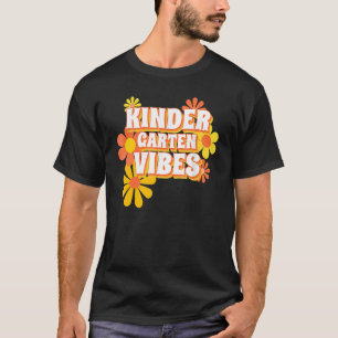 T-shirt Vibes de jardin d'enfants Retro Vintage Kinder Tea