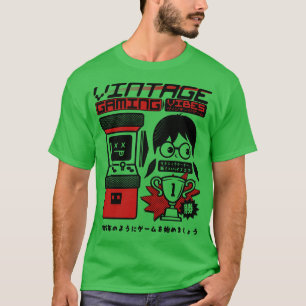 T-shirt Vibes de jeu vintage Retro Arcade 1