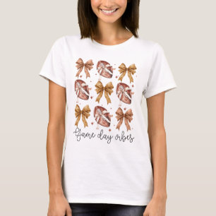 T-shirt Vibes de jour de match de football américain Coque