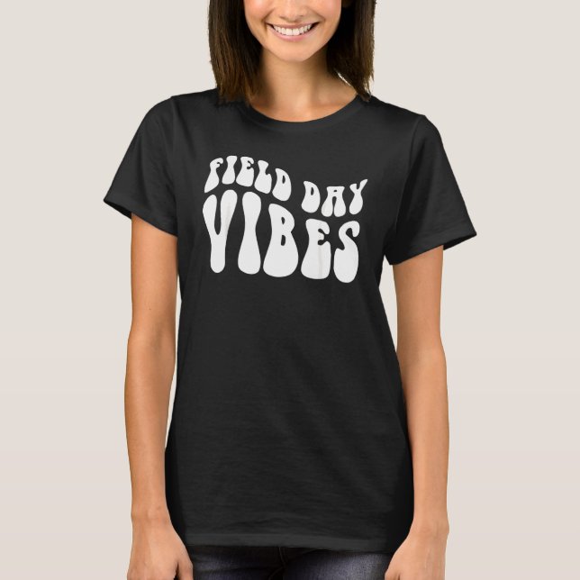 T-shirt Vibes De La Journée Du Champ Pour Les Enfants Ense (Devant)