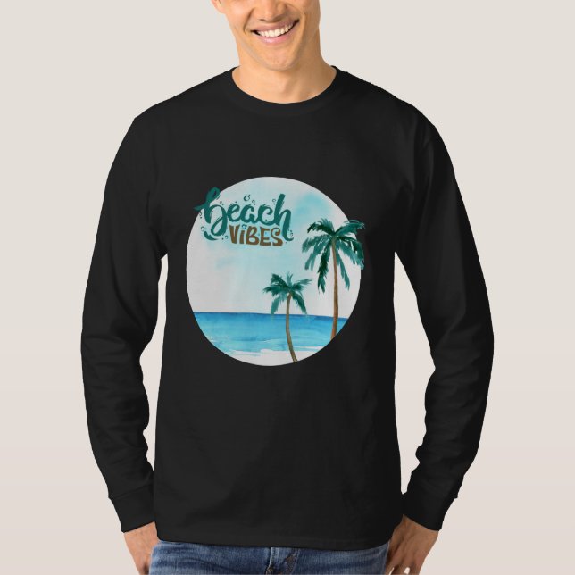 T-shirt Vibes de la plage (Devant)