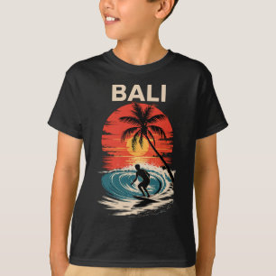 T-shirt Vibes de la plage, coucher de soleil amusant et su