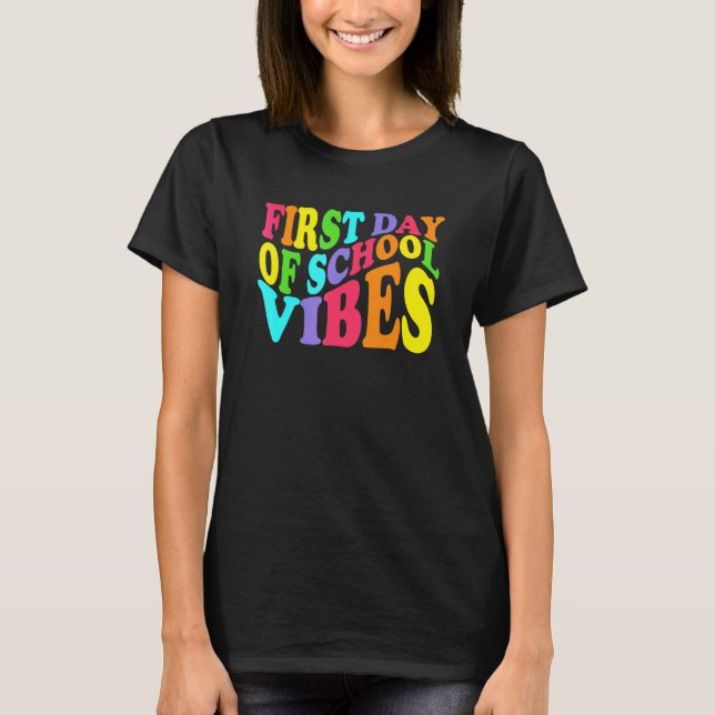 T-shirt Vibes de la rentrée des classes Enseignants  (Devant)