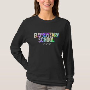 T-shirt Vibes de l'école primaire de l'enseignant Première