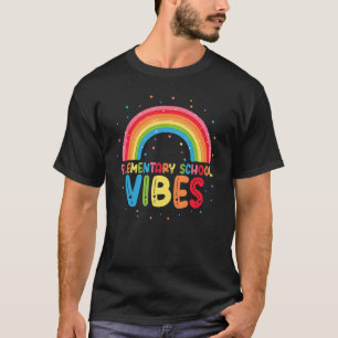 T-shirt Vibes de l'école primaire Premier jour de rentrée