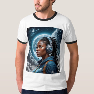 T-shirt Vibes de l'espace de Dreamer céleste