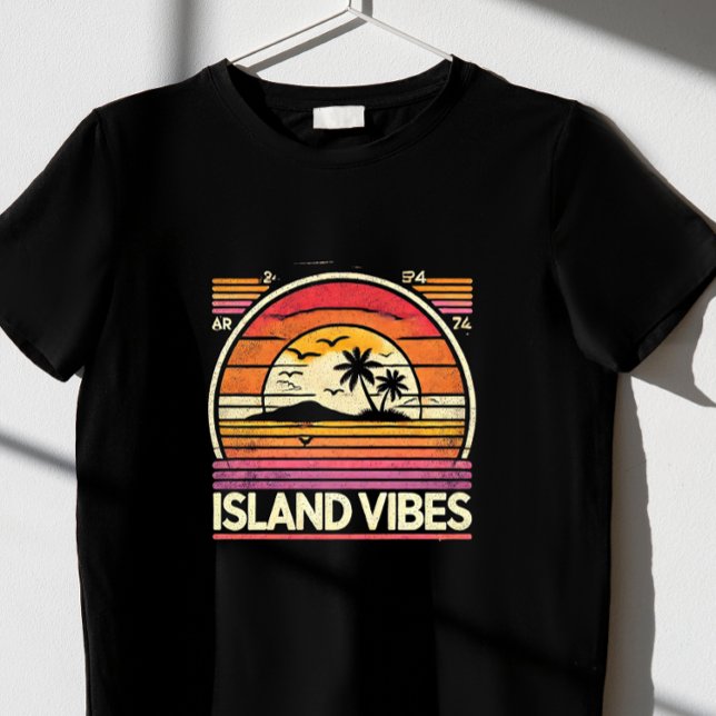 T-SHIRT VIBES DE L'ÎLE (Créateur téléchargé)