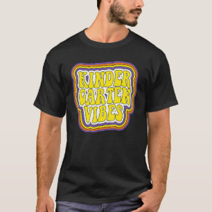 T-shirt Vibes de maternelle Rétro rentrée scolaire Nouvell