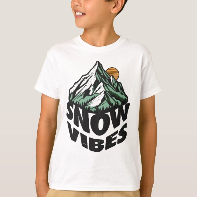 T-shirt Vibes de neige Tee (Devant)