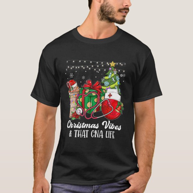 T-shirt Vibes de Noël (Devant)