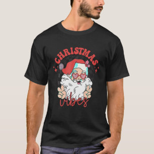 T-shirt Vibes de Noël super Santa Claus Joyeux Noël