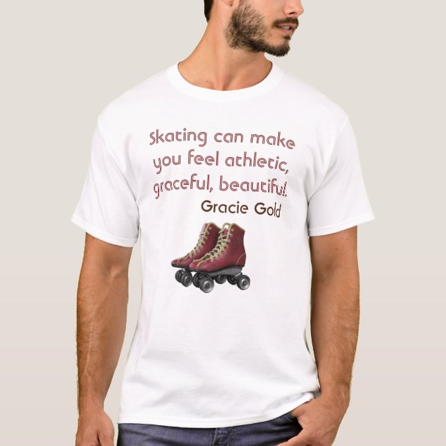 T-shirt Vibes de patinage gracieux (Devant)