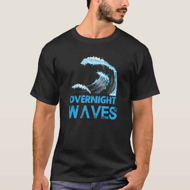 T-shirt Vibes de plage de Waves (Devant)