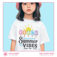 Vibes de plage estivale Filles personnalisables