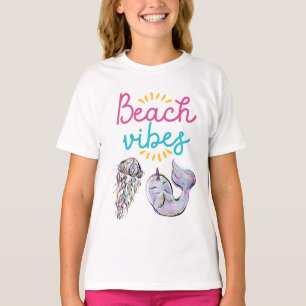 T-shirt Vibes de plage Narwhale