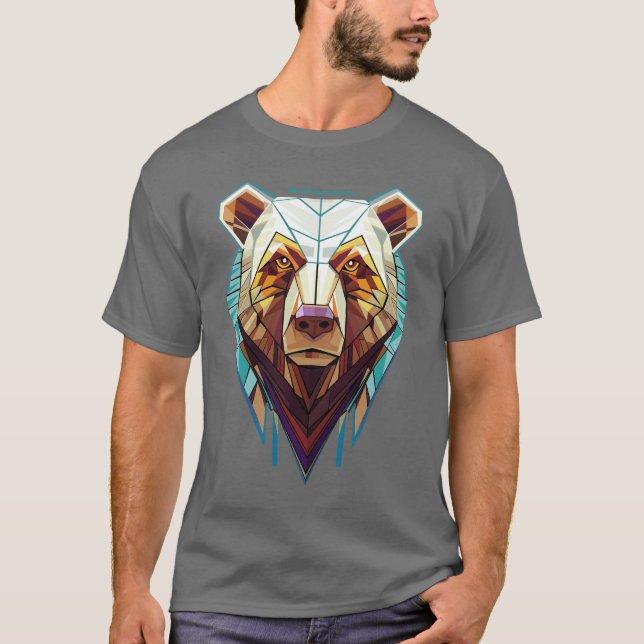 T-shirt Vibes De Plein Air De L'Ours Majestic Classique (Devant)