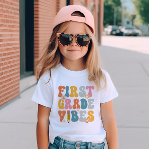 T-Shirt Vibes De Première Année Retour À L'École