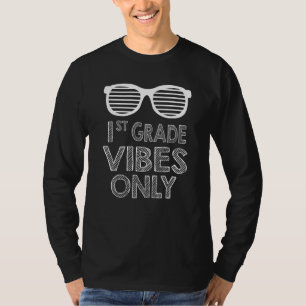 T-shirt Vibes De Première Année Seulement Retour À L'École
