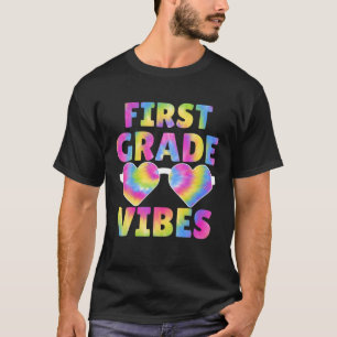 T-shirt Vibes De Première Année Tie Dye Retour À L'École E