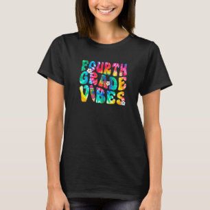 T-shirt Vibes de quatrième année Premier jour de retour à