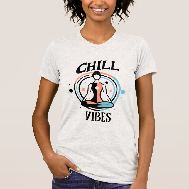 T-shirt Vibes de refroidissement | Méditation (Devant)