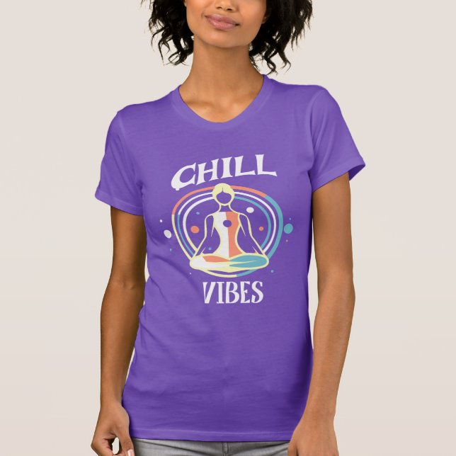 T-shirt Vibes de refroidissement | Méditation (Devant)
