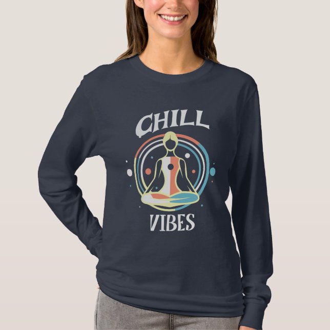 T-shirt Vibes de refroidissement | Méditation (Devant)