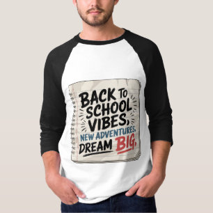 T-shirt Vibes de rentrée scolaire – Tee-shirt motivant pou