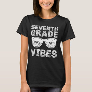 T-shirt Vibes De Septième Année Premier Jour De 7E Année R